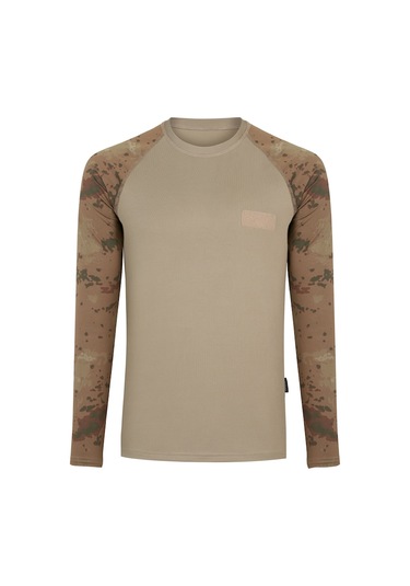 Thermoform Microfiber Uzun Kollu Fanila Jnd.Kamuflaj Siyah