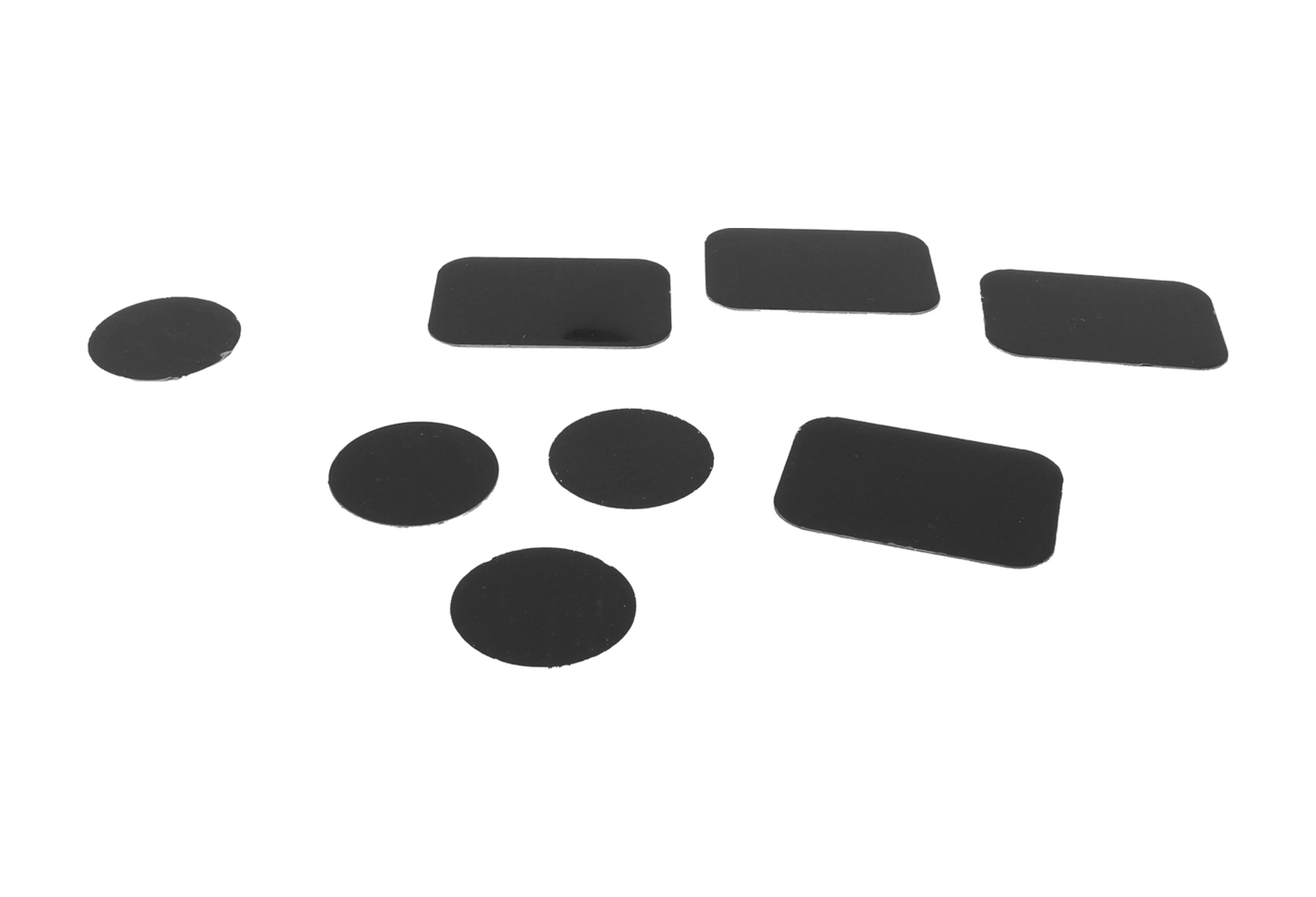 Mufunye 8 Adet Çelik Metal Levha: Akıllı Telefon, Tablet Ve Gps İçin Sabitleyici, Dürtme Engeli, Kolay Kurulum 4 Daire + 4 Dikdörtgen