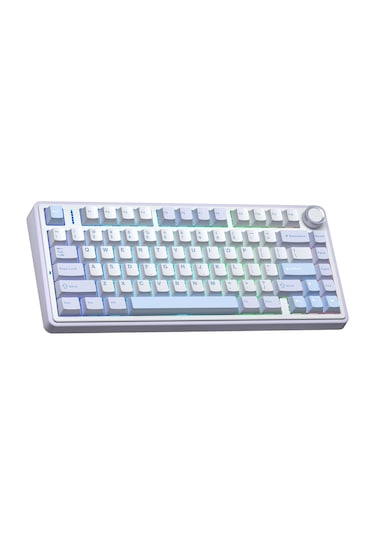 Aula F75 Mekanik Rgb Tkl Gray Switch Kablosuz Makrolu Hot Swap Klavye