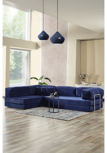 Legom Petek Aktivite Koltuğu Yatak Olabilen Çok Amaçlı Kanepe L Koltuk Mavi Mavi