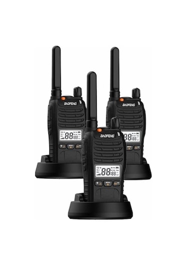 4 TAKIM BAOFENG E-88 PMR EL TELSİZİ