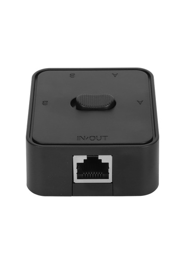 Xindoker Cat6 Rj45 2 Port Ağ Anahtarı - Gigabit Hızlı Veri Transferi - Pasif İç/dış Ağ Değiştirici - Şarj Gereksiz - Plug & Play