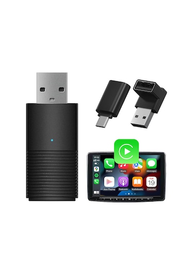 Dark Mini Pro Araç Kiti Kablosuz Carplay Adaptörü