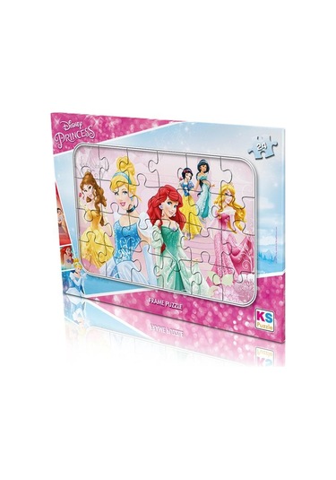 Ks Games 24 Parça  Princess Frame Puzzle
