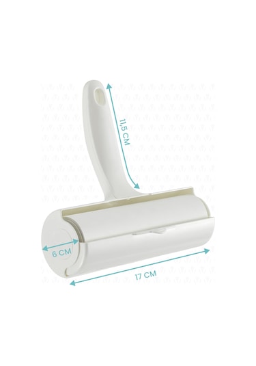 Valletta Hortus 60 Yapraklı Yapışkanlı Tüy Toplayıcı Rulo Beyaz