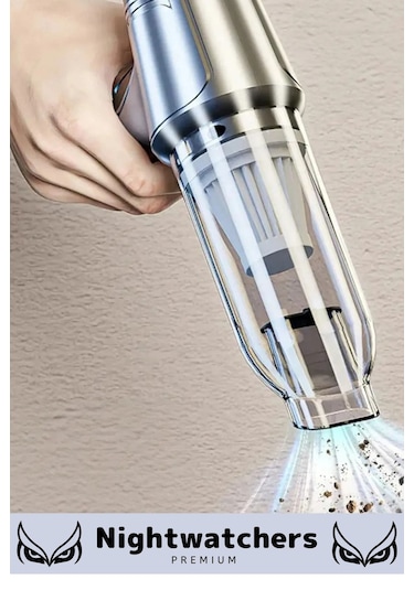 Yeni Seri Şarjlı Kablosuz 2 Fonksiyonlu Uyumlu Vakumlu El Süpürgesi Üfleme Özellikli Araç Süpürgesi