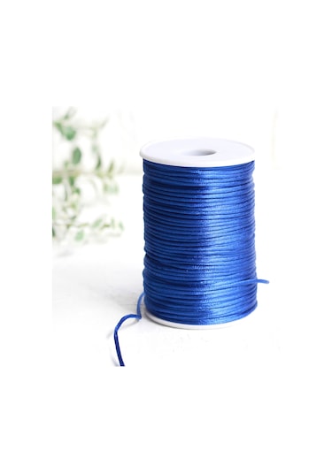 Saks mavisi floş ip (sıçan kuyruğu), 2 mm  5 metre