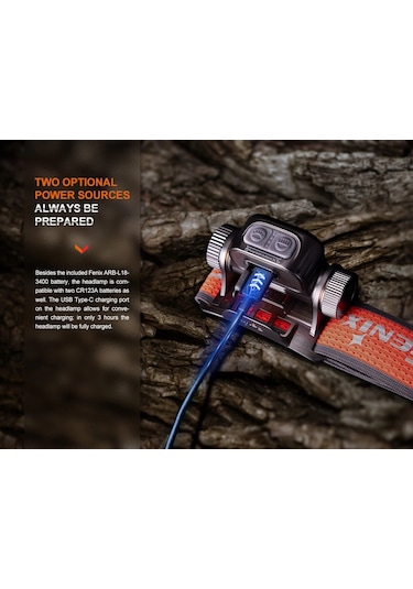 Fenix Hm65r-t V2,0 1600 Lümen Kafa Lambası Siyah