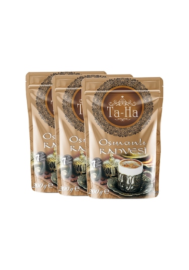 TA-HA OSMANLI KAHVESİ 200 GR 3LÜ SET