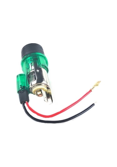 Space Araç Yeşil Işıklı Çakmak 24V