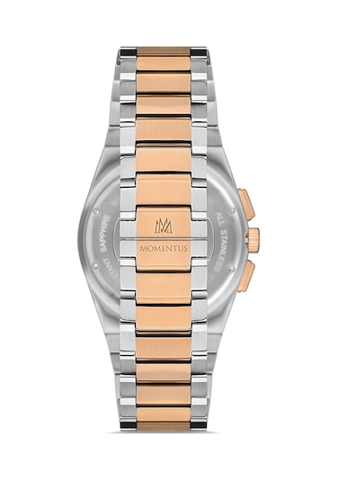 Momentus Men's Time Master Tm345t-04sr Gümüş - Rose Gold