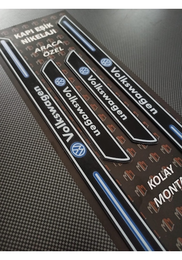 Volkswagen Amarok Kapı Eşiği Çamurluk Venti Piano Black