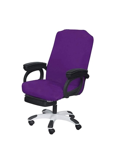 Koyu Mor S/m/l Boyutları Ofis Streç Spandex Sandalye Anti-kirli Bilgisayar Koltuğu Sanda Kapak Ofis Koltuğu Koltuk Örtüsü 55794184