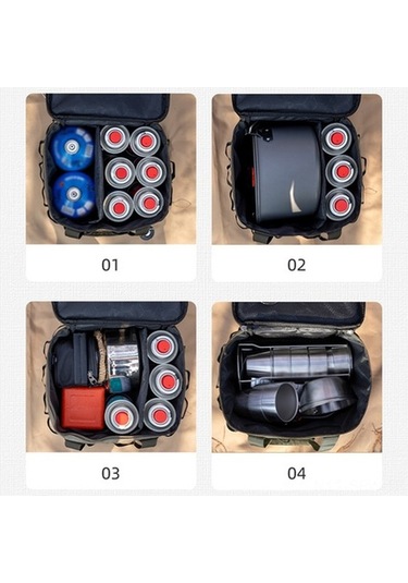 Besthome1 10l Oxford Kumaş Kamp Stoğu Çantası - Darbe Emici, Antrenörlü, Çok Renkli Kahverengi - Dış Mekan İçin Taşınabilir Sak Çok Renkli