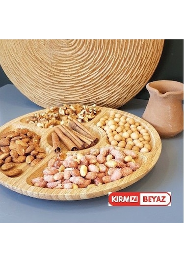 BAMBU YUVARLAK KAHVALTILIK,BÖLMELİ ÇEREZLİK