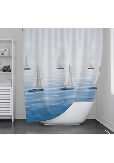 Koçtaş 2'li Yelkenli Perde 100 x 200 CM Bs-9889 Beyaz