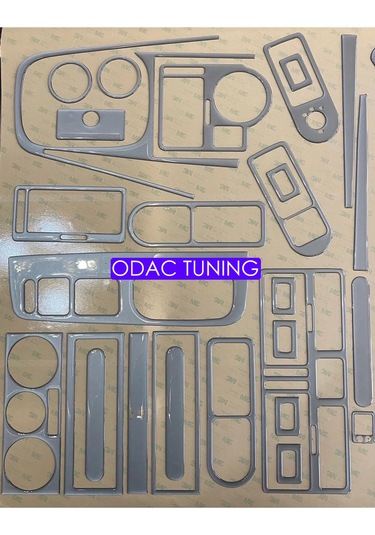 Vw Bora Full Set Torpido, Konsol, Trim, Göğüs Kaplama Set Gri