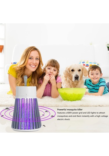 Symbee Usb Şarjlı Fiziksel Elektrik Şoku Led Ateşleyici, 8 Saat Süreli Batarya, Ev Ve Dış Mekan Kullanıma Uygun Sessiz Kovucu Beyaz