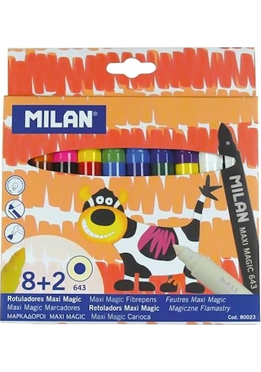 Milan Maxi Magic Ve Sihirli Fiber Kalem 10lu 643