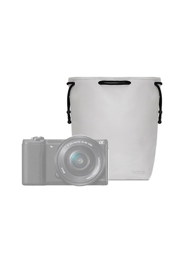 Baona Kamera Çantası Lens İpli Kılıfı, Boyut: Küçük Gri Diğer