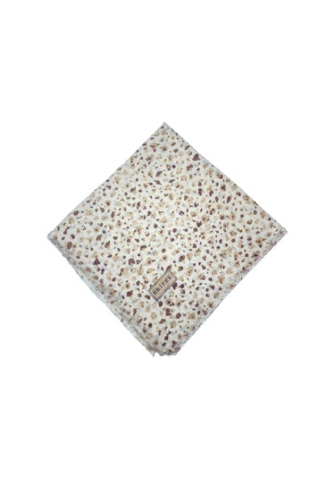 Saçaklı Pamuk Tülbent - 05505 - 95 X 95 / Krem - 20 Krem - 20