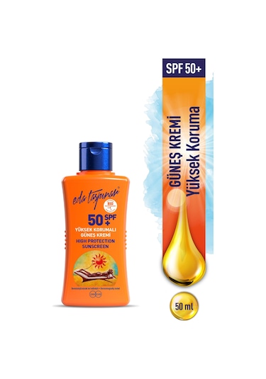 Eda Taşpınar SPF 50+ Yüksek Korumalı Güneş Kremi 50 ML