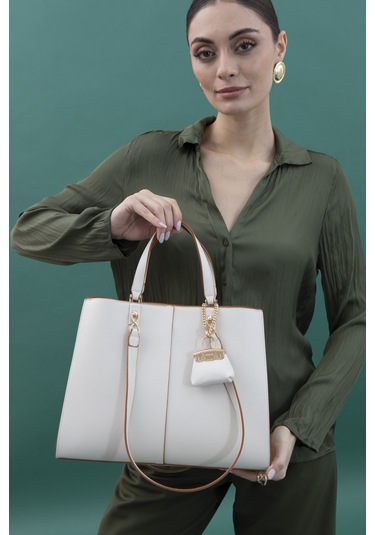 Matthew Cox Kadın El Çantası Byn2379 Std / Beyaz Beyaz