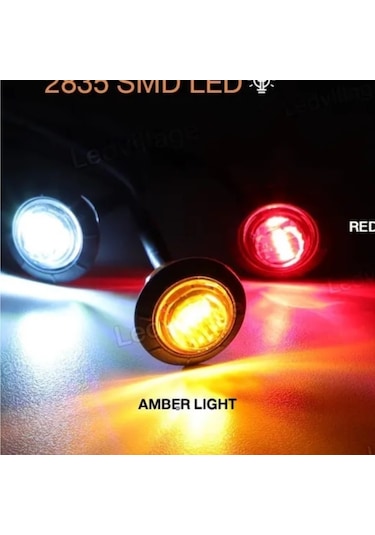 Xianwen 10 Adet-12v Araba Yan Işık Seti 6 Renk
