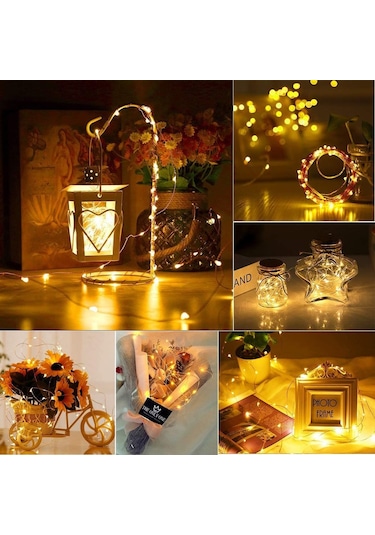 5 Metre, Peri Led Işık, Pilli, Led Aydınlatma, Led Işık, Dekorati