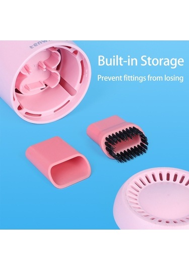 Novahub Mavi, Pembe, Sarı Renkli, 600mah Bataryalı Masastik Elektrikli Süpürge Seti