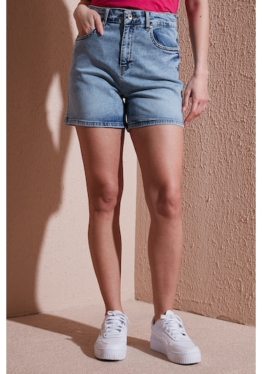 Fashion Friends Bayan Short 25y0188k1 Açık Mavi Açık Mavi Fashion Friends Bayan Short 25y0188k1 Açık Mavi Açık Mavi