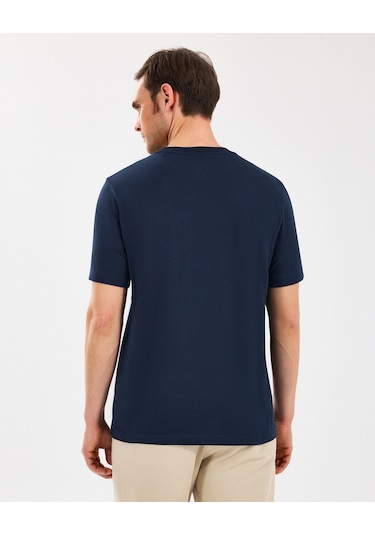 Skechers M Lightweight Graphic Tee T-shirt Erkek Lacivert Tshirt S2510169-410 Lacivert