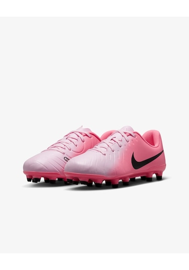 Nike Jr. Tiempo Legend 10 Club Çocuk Krampon Dar Kalıp Pembe