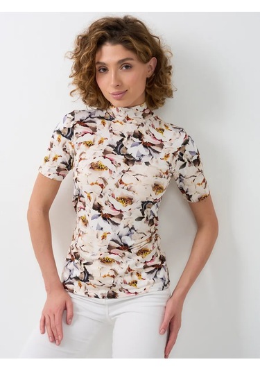 Sherbi Balıkçı Yaka Büyük Ve Küçük Bedenler Uzun Kollu 366009700 Beyaz