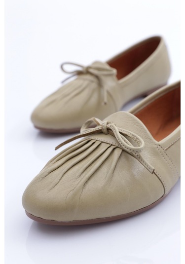 Dgn 133 Kadin Büzgü Detayli Babet 133-2109-R15132 Bej