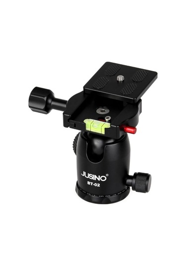Jusino Bt-02 Profesyonel Tripod Kafası Aluminyum Siyah