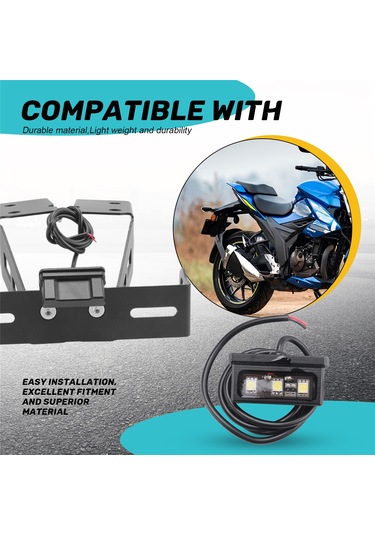 Anjiexun Suzukı Gixxer 150 250 Sf250 2020 2021 2022 Plaka Tutucu