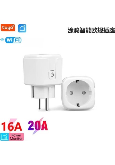 Trendooze Tuya Wifi Akıllı Priz 16a/20a, Enerji Tasarrufu, Uzaktan Yönetim