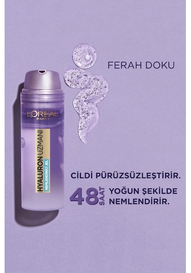 L'Oreal Paris Hyaluron Uzmanı Nemlendirici Jel 50 ML