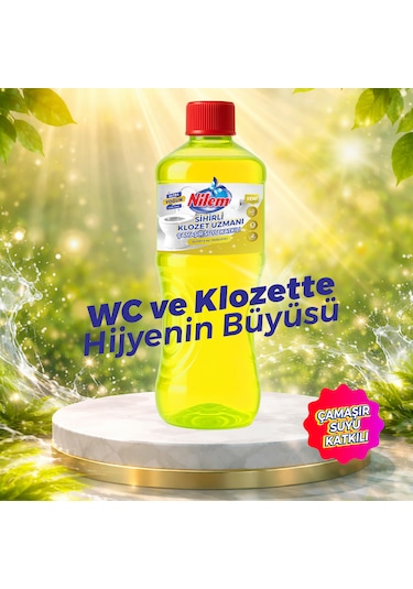 Nilem Sihirli Klozet Uzmanı Çamaşır Suyu Katkılı 1 L