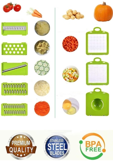 Küp Rende Doğrayıcı Dicer Mandolin Dilimleyici Kesici Mutfak Seti