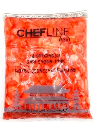 Chefline Asia Pembe Zencefil Turşusu 1500 G