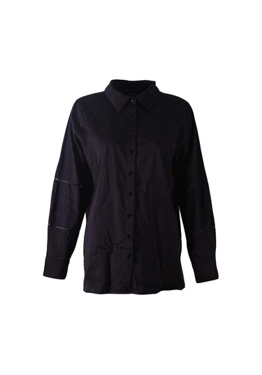 Trender Siyah Kadın Gömlek O6715 Siyah