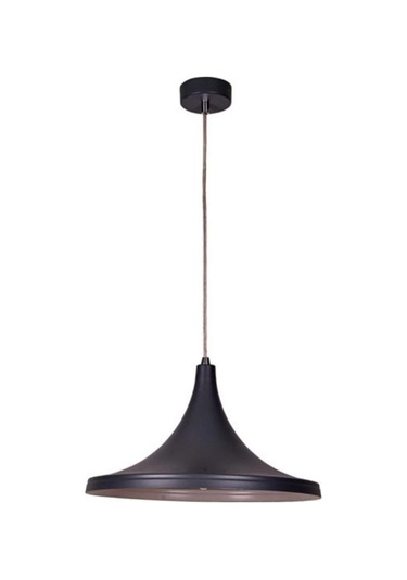 Riolight Metal Sarkıt Avize Siyah Içi Sarı Çap: 36 Cm