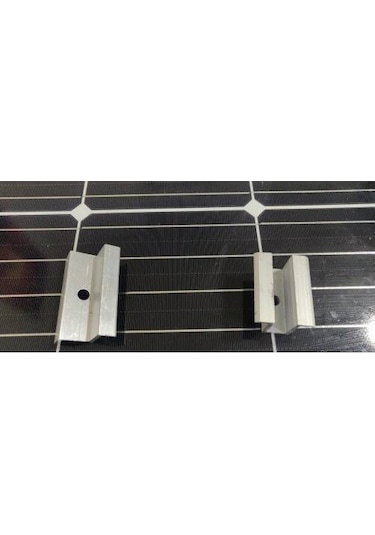 4 Adet Güneş Panel Tutucu Orta Kelepçe Aparatı Alüminyum