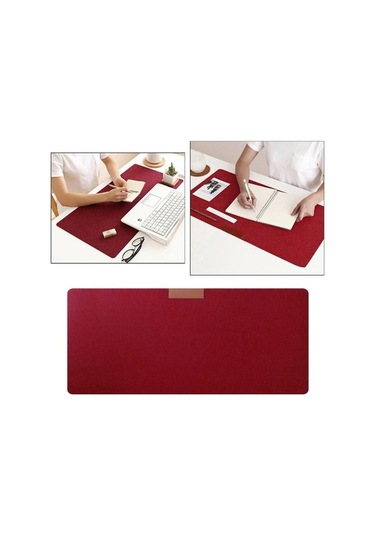 Trendooze Homyl Padded Mouse Pad Large Red Wine Table Pad