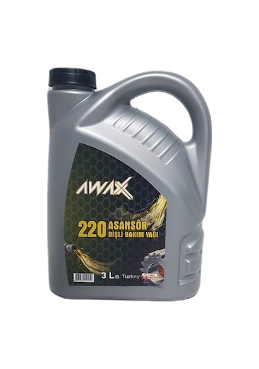 Awax Sae 220 Numara Asansör Ve Mekanik Dişli Bakım Yağı 3 L