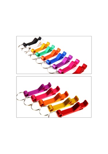 Gajeena Dayanıklı Alüminyum Bira Açacağı Anahtarlık - Portakal Renkli Turuncu