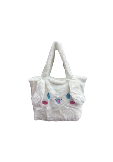 Sanrio Cinnamoroll Peluş Kol Çantası Beyaz