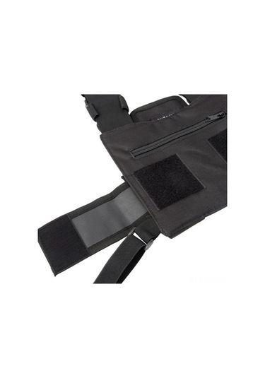 Novahub Pratik Fonksiyonel Göğüs Çantası - Su Geçirmez, Toz Geçirmez, Hafif Siyah, Naylon, 29x29x3 Cm, Mutfak Ve Ofis İçin Siyah